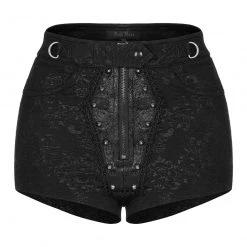 Punk Rave Gothic Coffin Shorts