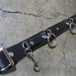 Ape Leather Plus Size 5 Ring Bondage Belt