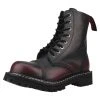 Angry Itch 8-Hole - Burgundy Rub-Off Leather Boots Men's Stuff