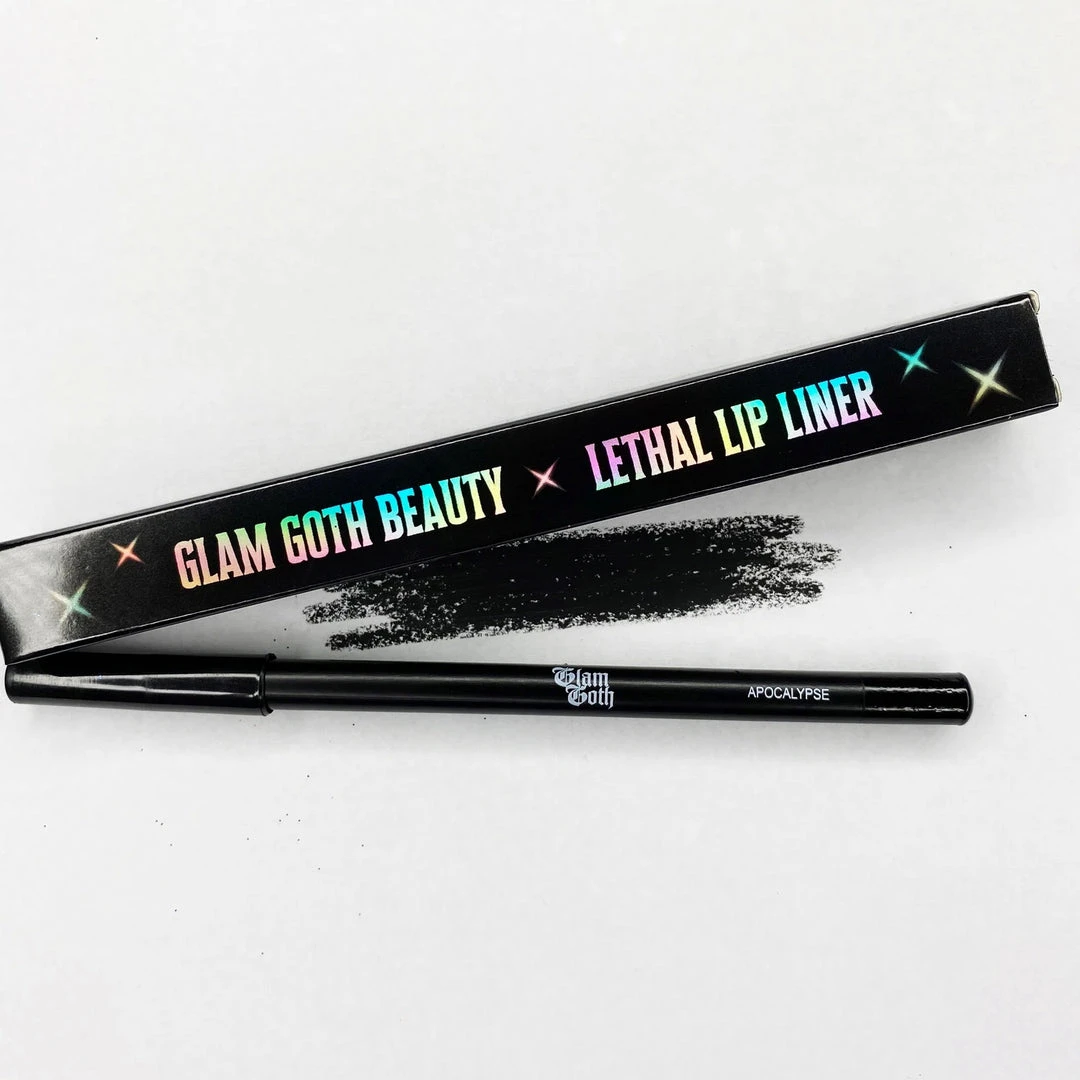Glam Goth Beauty Apocalypse - Matte Black Pencil Liner 6 Glam Goth Beauty Apocalypse - Matte Black Pencil Liner