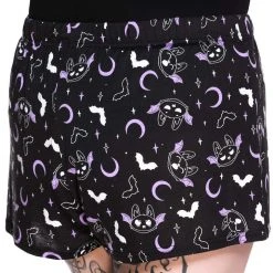 Killstar Batty Sleep Shorts Women's Stuff