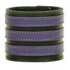 Funk Plus Three Row Purple Strap Soft Bracelet Wristbands And Cuffs