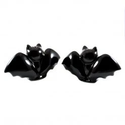 Sourpuss Black Bat Salt & Pepper Shakers