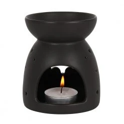 Gothic Gifts Gift Ideas Black Bat Cut Out Oil Burner