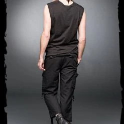 Queen Of Darkness Black Shorts With Side Pockets