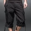 Queen Of Darkness Black Shorts With Side Pockets