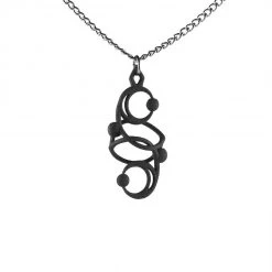 Rogue And Wolf Jewelry Callisto Necklace In Black