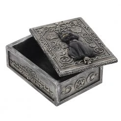 Gothic Gifts Gothic Black Cat Resin Storage Box Gift Ideas
