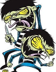 Poster Pop Dirty Donny Gruesome Twosome Sticker