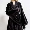 Killstar Women's Stuff Devil's Lullaby Satin Robe 1 Killstar Women's Stuff Devil's Lullaby Satin Robe