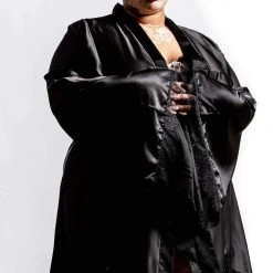 Killstar Women's Stuff Devil's Lullaby Satin Robe