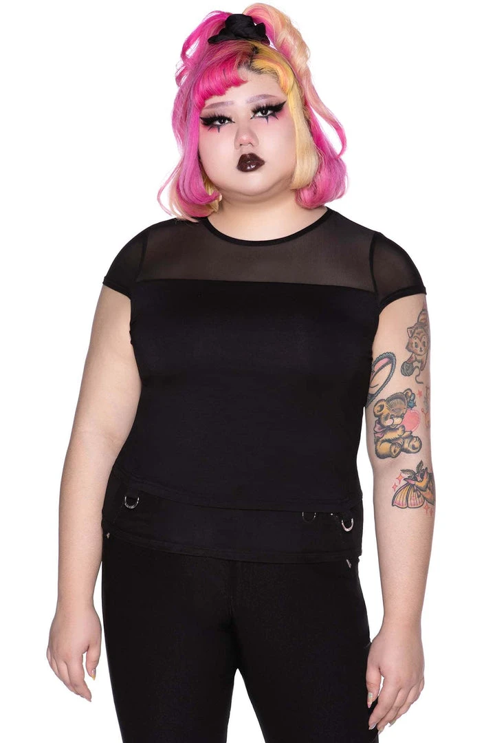 Killstar Doom Mesh Top Women's Stuff 5 Killstar Doom Mesh Top Women's Stuff