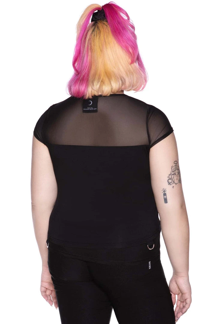 Killstar Doom Mesh Top Women's Stuff 6 Killstar Doom Mesh Top Women's Stuff