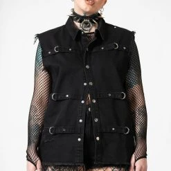 Killstar Ervin Button-Up Vest Men's Stuff