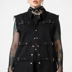 Killstar Ervin Button-Up Vest Men's Stuff