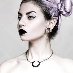 Rogue And Wolf Eclipse Necklace In Black Jewelry