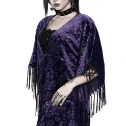 Killstar Women's Stuff Fang Velvet Kimono