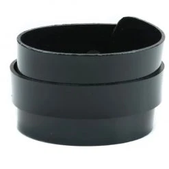 Funk Plus Men's Stuff Black Vinyl Wristband