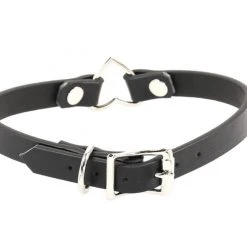 Funk Plus Chokers And Collars SMALL HEART RING CHOKER - VEGAN