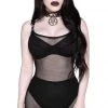 Killstar Feral AF Fishnet Dress - Black Women's Stuff