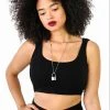 FOXBLOOD Women's Stuff Fonda Crop Top