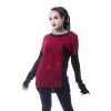 Heartless Fraction Top – Black/Red