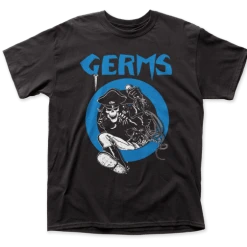 Impact Merchandising Men's Stuff Germs – Leather Skeleton T-Shirt