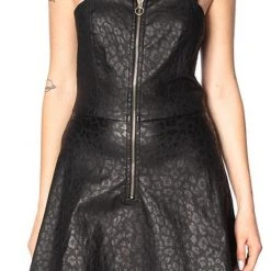 Banned Women's Stuff Glam Goth Leo Dress