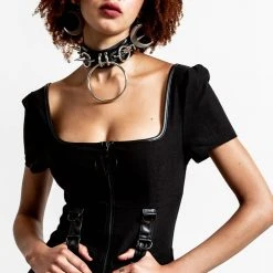 Killstar Women's Stuff Grave Rebellion Dress [BLACK]