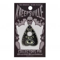 Kreepsville666 Go Away Glow Planchette Enamel Pin