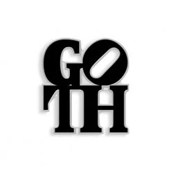 Yesterdays Goth Park Enamel Pin