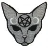 Extreme Largeness Gift Ideas Gothic Cat Patch