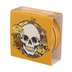 Other Gothic Gifts Skull & Roses Lemon Lip Balm Tin