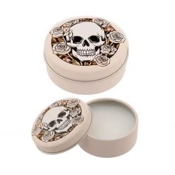 Other Gothic Gifts Skull & Roses Vanilla Lip Balm Tin