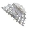 Kreepsville666 Accessories Spiderweb Hair Claw Clip Silver