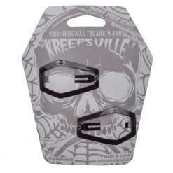 Kreepsville666 Coffin Snap Hair Clip - Black Accessories