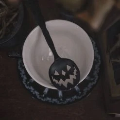 Lively Ghosts Gift Ideas Haunted Hallows Tea Spoon - Black