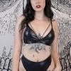 The Pretty Cult Heavy Metal Lover Chain Cross Bralette