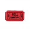 Project Pinup Hell Admit One 666 Gothic Iron On Embroidered Patch Gift Ideas 2 Project Pinup Hell Admit One 666 Gothic Iron On Embroidered Patch Gift Ideas