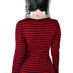 Killstar Jett Long Sleeve Top - Blood Women's Stuff 7 Killstar Jett Long Sleeve Top - Blood Women's Stuff