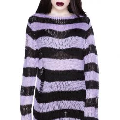 Killstar Lavender Mist Knit Sweater