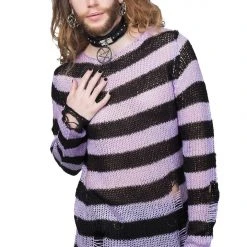 Killstar Lavender Mist Knit Sweater
