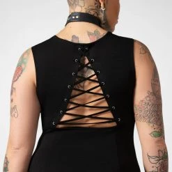 Killstar Women's Stuff Lawless Lace-Up Dress 9 Killstar Women's Stuff Lawless Lace-Up Dress