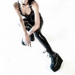 Lip Service Women's Stuff Hardcore Classic PVC Bustier 10 Lip Service Women's Stuff Hardcore Classic PVC Bustier