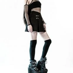 Lip Service Women's Stuff Transformer Fishnet Top