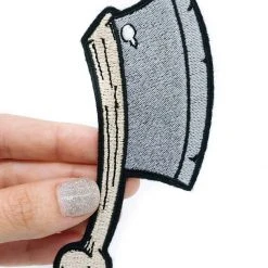 Project Pinup Meat Cleaver Iron On Embroidered Patch Gift Ideas 7 Project Pinup Meat Cleaver Iron On Embroidered Patch Gift Ideas