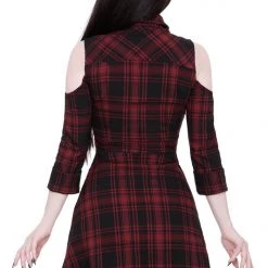 Killstar Paranormal Shirt-Dress [TARTAN]