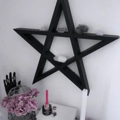 Killstar Pentagram Display Shelf [B] Housewares