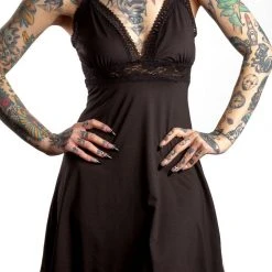 Sourpuss Pizzazz Slip Dress - Black Women's Stuff
