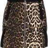 Killstar Pretty Kitty Mini Skirt - Leopard